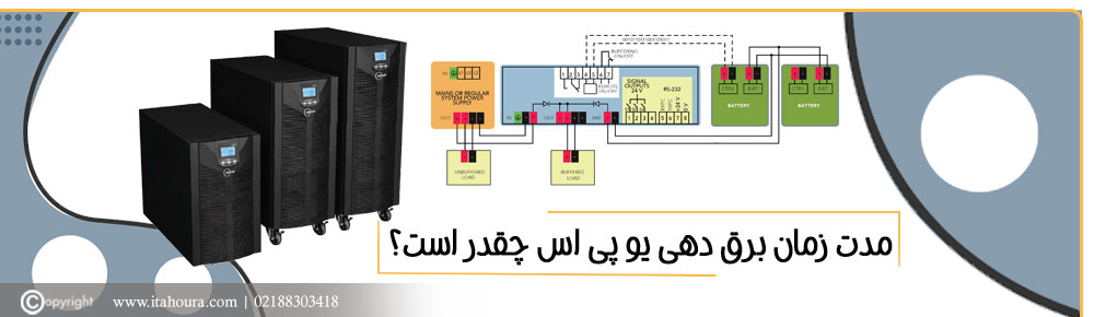 مدت زمان برق دهی یو پی اس